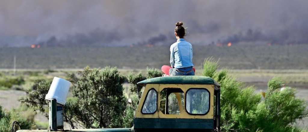 Incendio en Chubut: las llamas se acercan a la Península Valdés