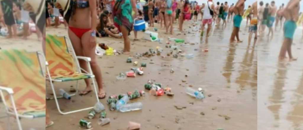 Un militante macrista publicó una foto de una playa sucia pero era España