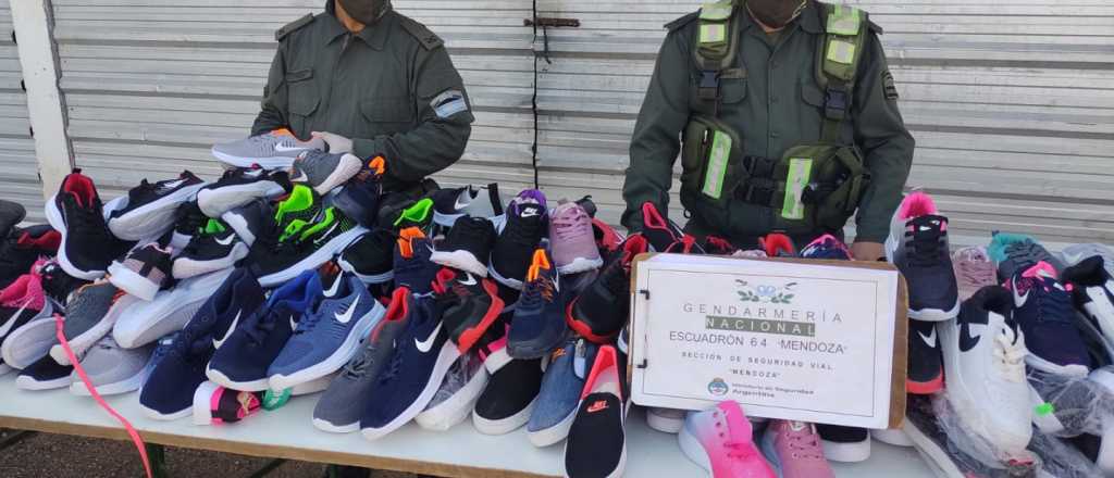 Secuestraron zapatillas falsificadas en San Martín valuadas en $10 millones