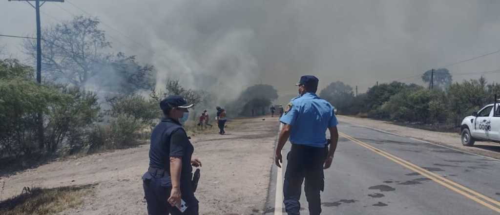 Detuvieron a una madre y su hijo por iniciar un incendio en Córdoba