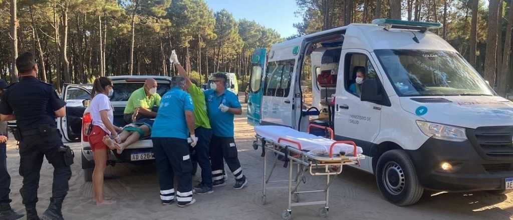 Se accident&oacute; con su cuatriciclo y casi muere decapitado