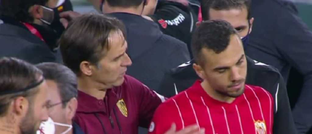 Lo vieron todos: Lopetegui le pidi&oacute; a Jordan hacerse el mareado