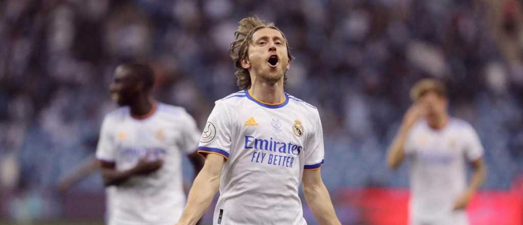 Video: la genialidad de Modric que le dio el primer título de 2022 al Madrid
