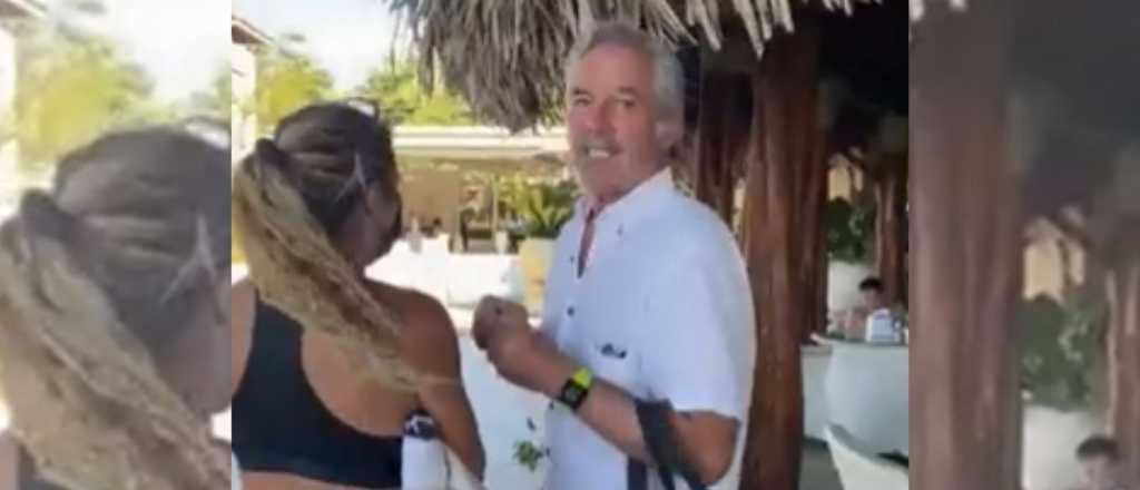 Video: increparon a Felipe Solá durante sus vacaciones en Costa Rica