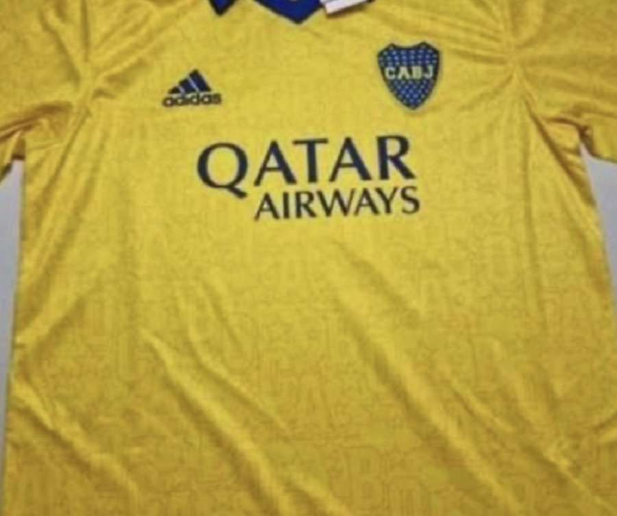 camiseta de boca nike amarilla
