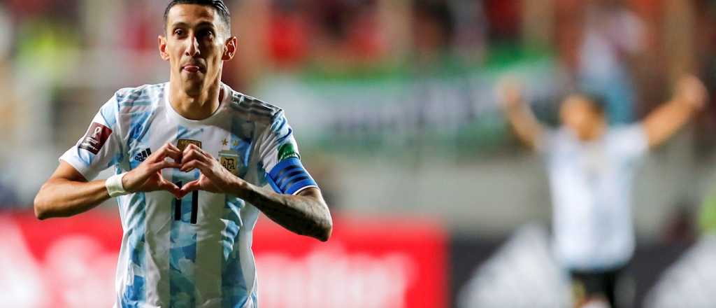 El golazo de Di María con el que Argentina abrió la cuenta en Calama