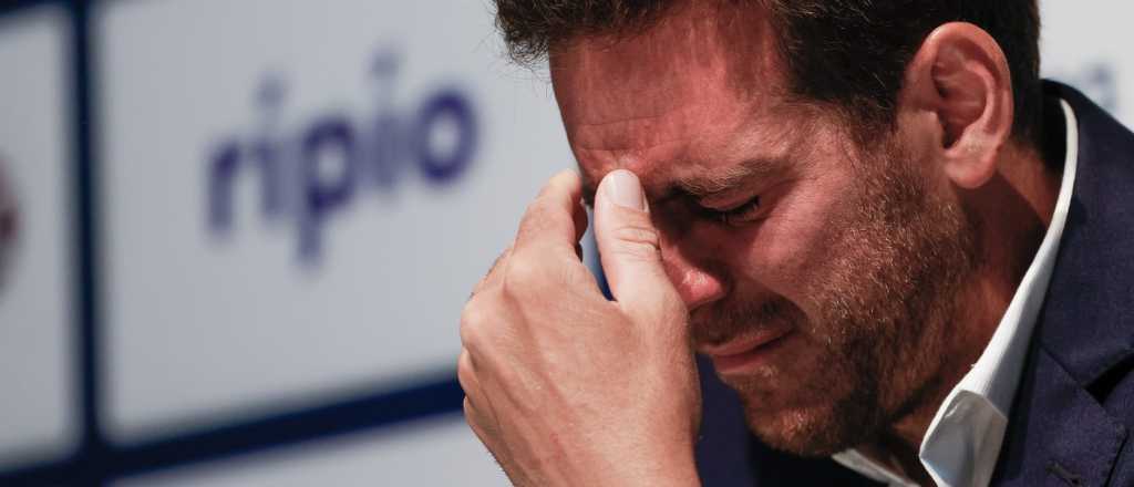 Entre lágrimas, Del Potro anunció su retiro del tenis