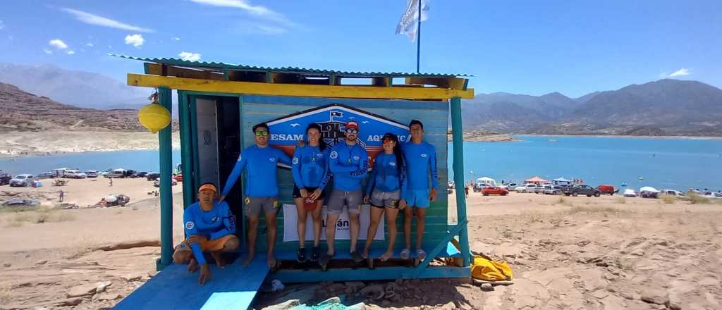 Operativo Potrerillos: mendocinos a salvo en el agua