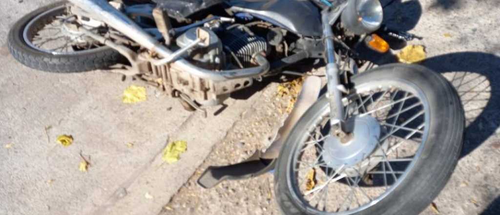 Muri&oacute; un motociclista en Luzuriaga