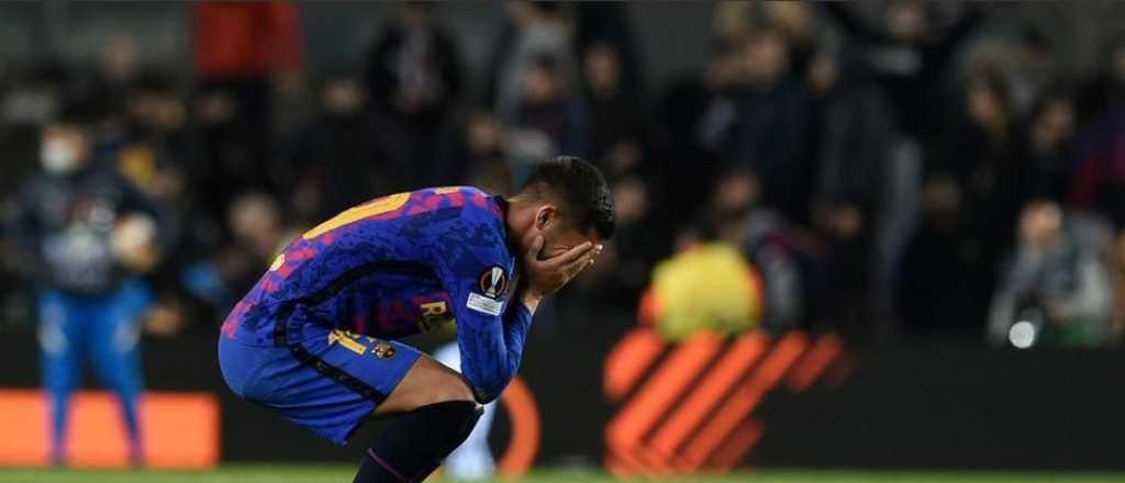 La imagen más dolorosa tras el empate entre Barcelona y Napoli