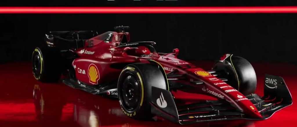 Así es el F1-75, el auto con el que Ferrari quiere recuperar protagonismo