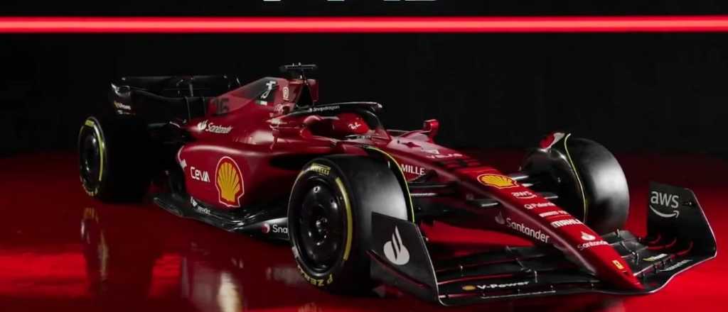 Así es el F1-75, el auto con el que Ferrari quiere recuperar protagonismo