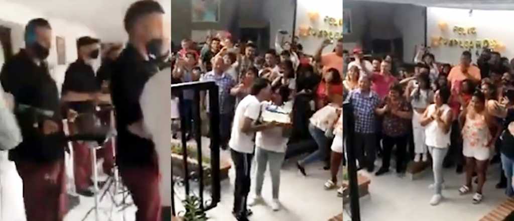 Video: Milagro Sala, con domiciliaria, festejó su cumpleaños con un show