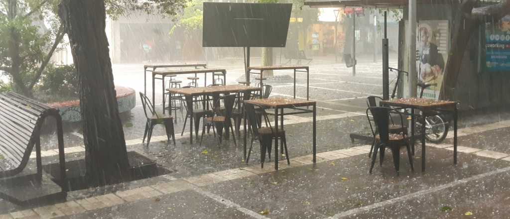 Alerta amarilla por tormentas con granizo y fuertes r&aacute;fagas de viento en Mendoza