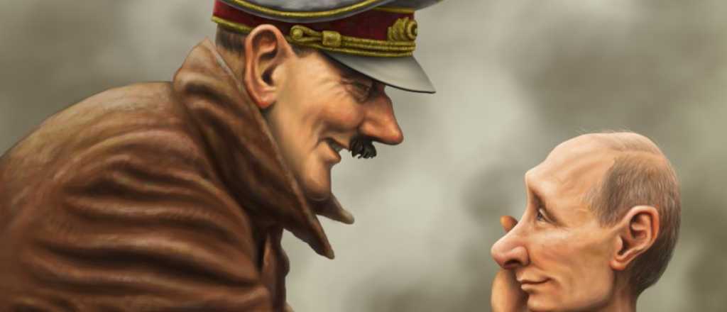 Ucrania compar&oacute; a Putin con Hitler en su Twitter oficial