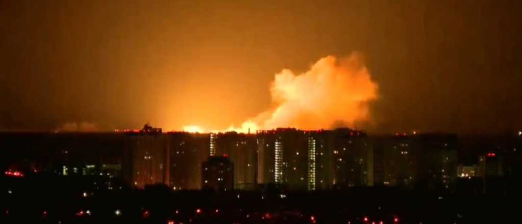 Videos: Rusia bombardeó otra vez a Kiev 