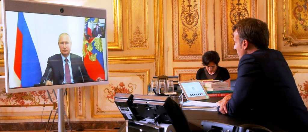 Luego de hablar 90 minutos con Putin, Macron dijo: "Lo peor está por venir"