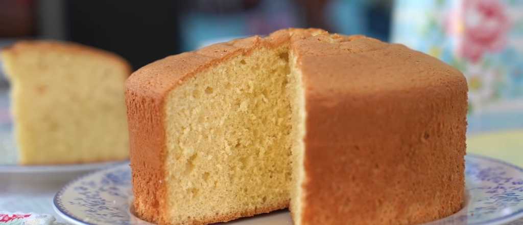 C&oacute;mo obtener un bizcochuelo esponjoso con solo 3 ingredientes