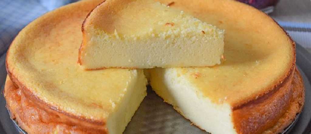 Así podés hacer una tarta de queso con 3 ingredientes