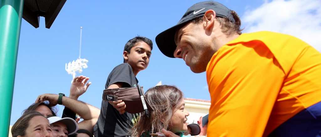 Video: emocionante reacci&oacute;n de una ni&ntilde;a al conocer a Rafa Nadal