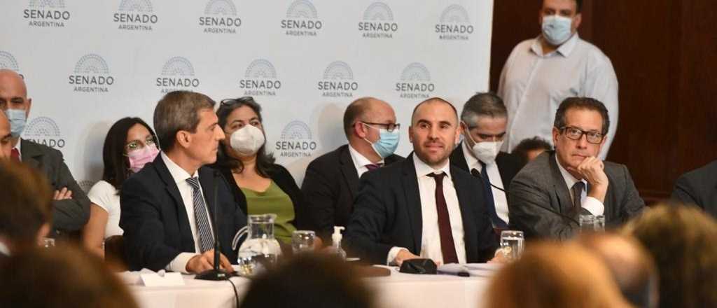 Guzm&aacute;n en el Senado evit&oacute; hablar de suba a las retenciones