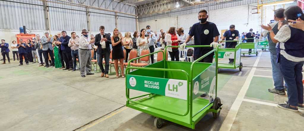 Las Heras inauguró su Centro Verde para clasificar residuos reciclables