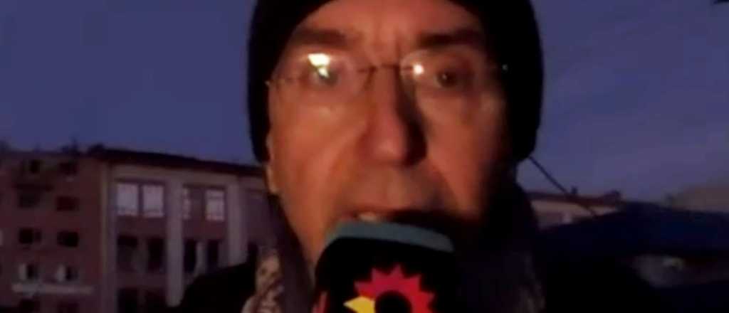 Video: Nelson Castro escapó de un tiroteo en pleno Kiev