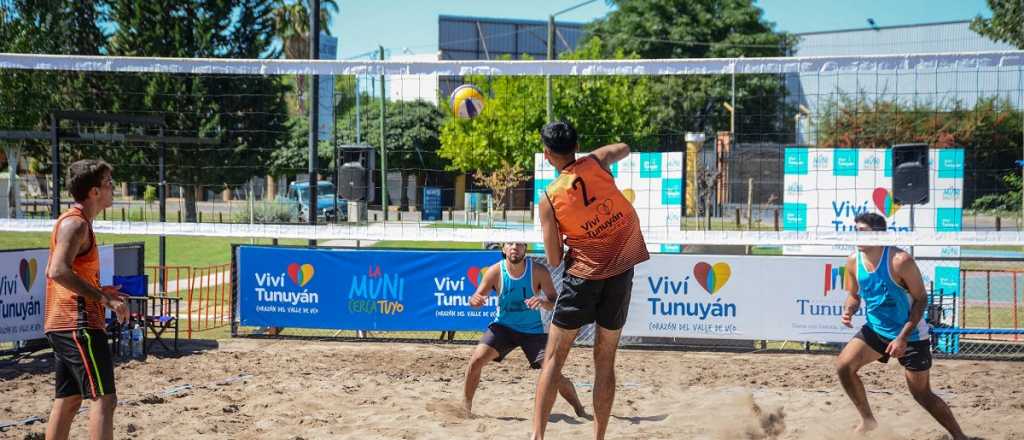 Tunuyán homenajeó a Carlos Amieva con un torneo de beach volley