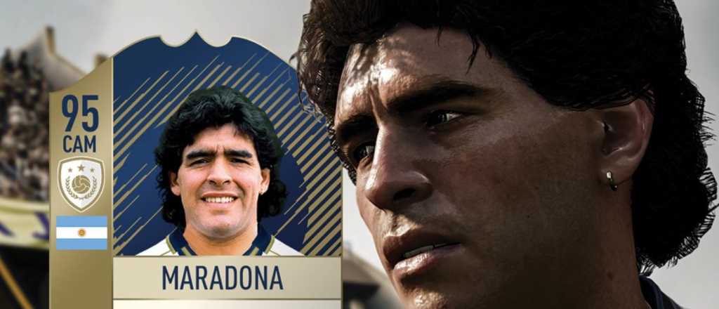 Por Matías Morla, Maradona fue retirado del FIFA 22