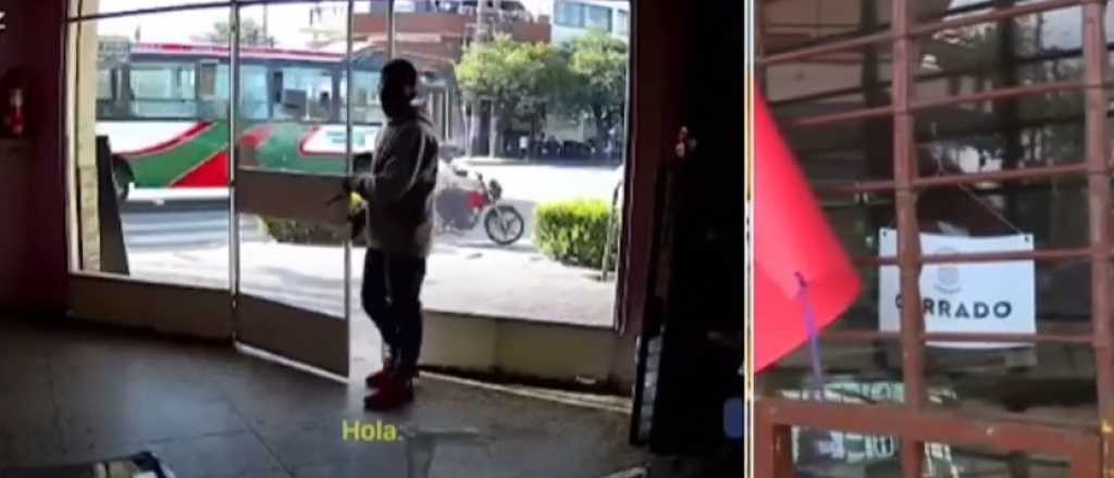 Video: abusó sexualmente de una empleada de una panadería