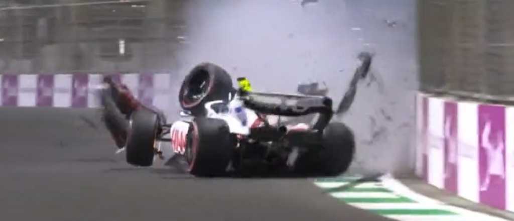 Video: el duro choque que mand&oacute; a Mick Schumacher al hospital
