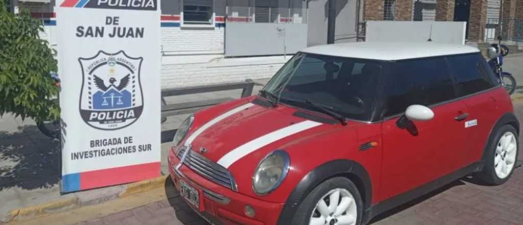 Hallan en San Juan un Mini Cooper robado en Mendoza: era de Sofía Pachano