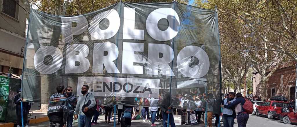 Tránsito de miércoles complicado en el centro de Mendoza por el Polo Obrero