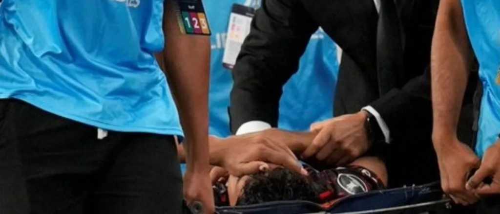 El devastador video que muestra la salida de Rojas tras ser fracturado