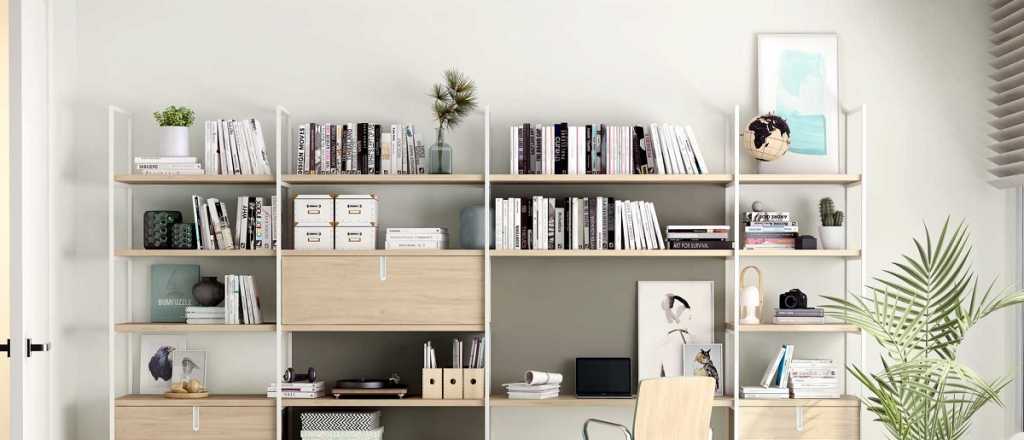 Con estos 5 elementos de diseño podés mejorar tus estanterías