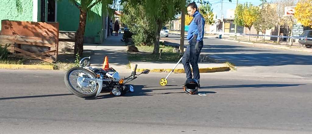 Una joven fue atropellada por un motociclista en Las Heras y está muy grave