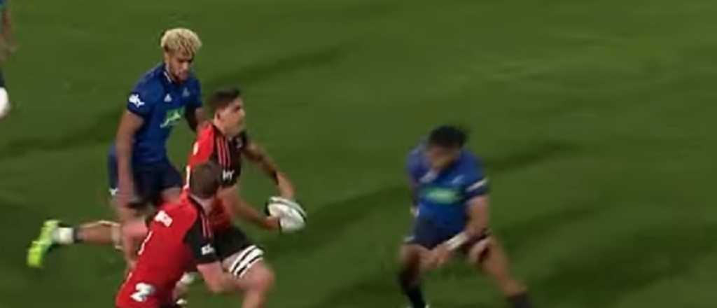 As&iacute; fue la primera asistencia de Pablo Matera en Crusaders