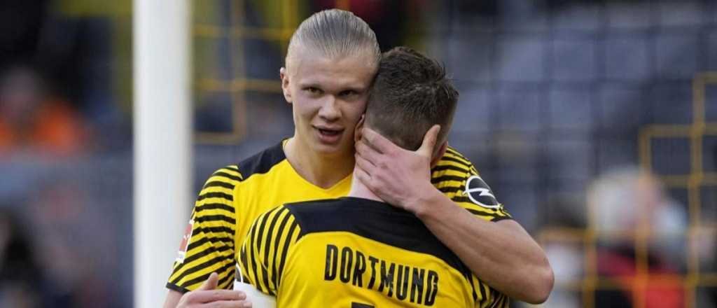 Haaland volvió al gol y el Dortmund marcó 5 goles en 14 minutos