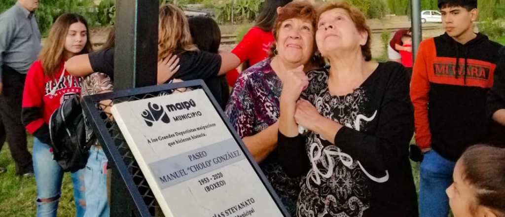 Un nuevo paseo en Maipú homenajea al gran boxeador Cholo González