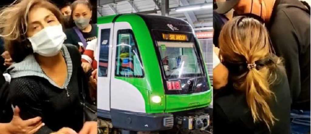  Video: mujer encontr&oacute; a su marido y amante en el tren y la pelea se hizo viral