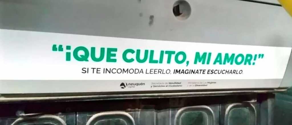 "¡Qué culito, mi amor!": fuerte campaña contra el acoso callejero en Neuquén