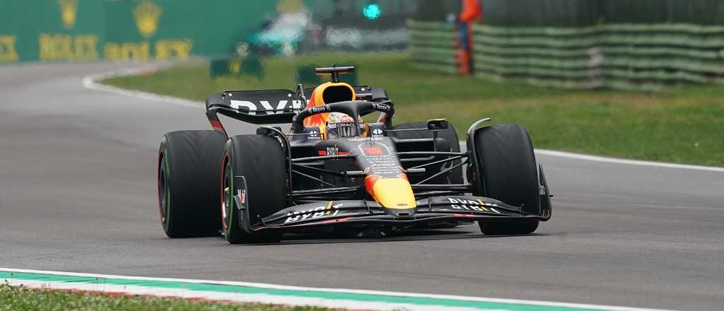 Verstappen logró la pole en Imola en un día marcado por los accidentes