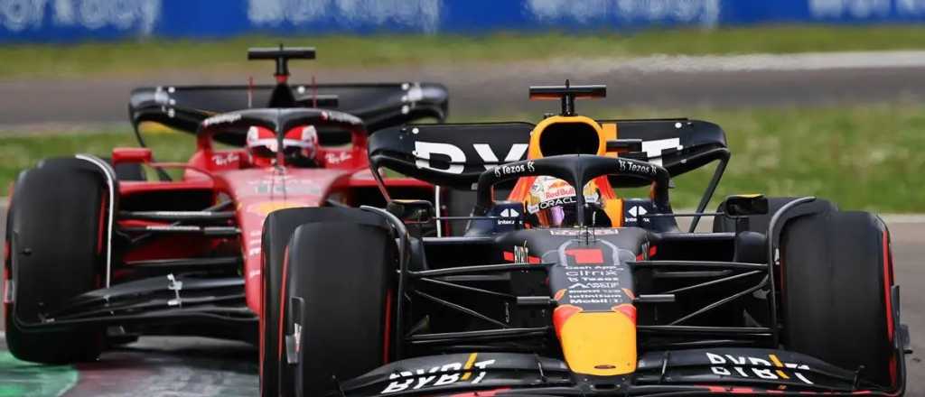 Verstappen amargó a Leclerc en el Sprint de Imola
