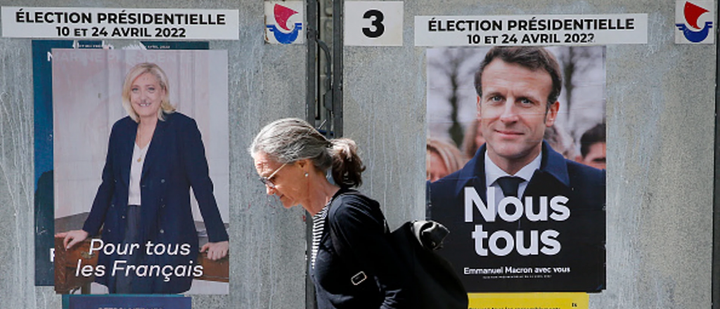 Macron busca la reelección y Le Penn ser la primera presidenta