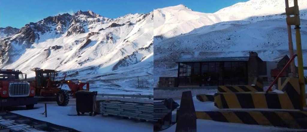 El Paso Cristo Redentor sigue cerrado por las nevadas