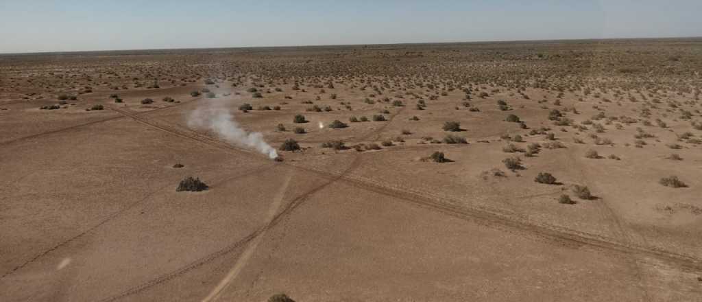 Se perdieron en el desierto de Lavalle y los hallaron por señales de humo