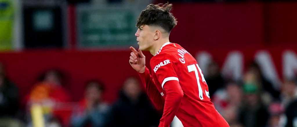 Video: as&iacute; fue el emotivo debut del pibe Garnacho en Manchester United