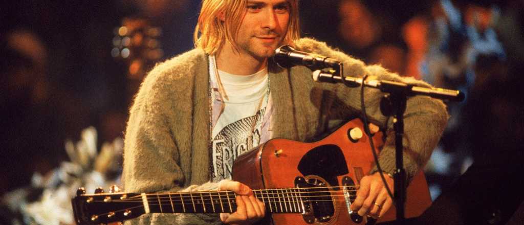 Subastarán otra guitarra de Kurt Cobain, el líder de Nirvana
