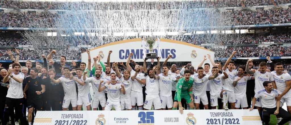 A falta de cuatro fechas, Real Madrid se coronó campeón en España