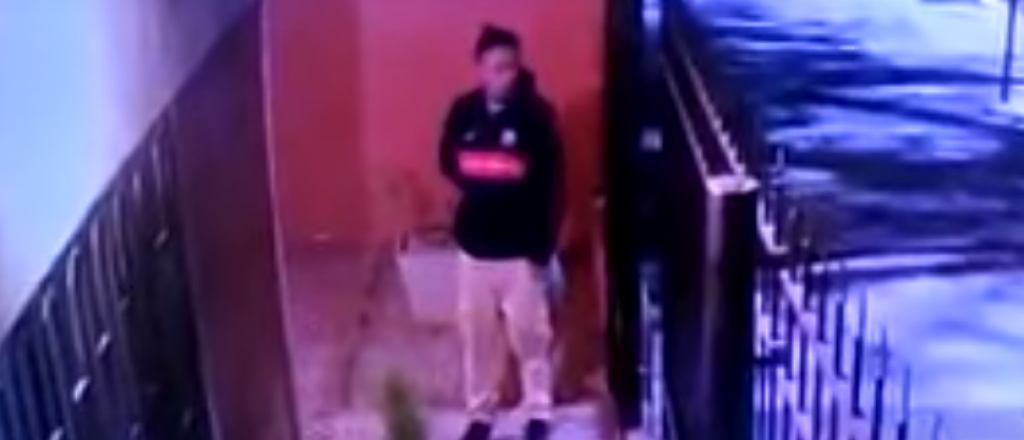 Video: una cámara delató a un ladrón que intentó robar en una casa de Tunuyán